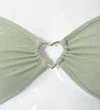 Women's Hollow-Out Ribbed Crop Top
