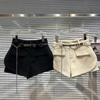 3D Pocket Wool Shorts for Women - Winter Collection