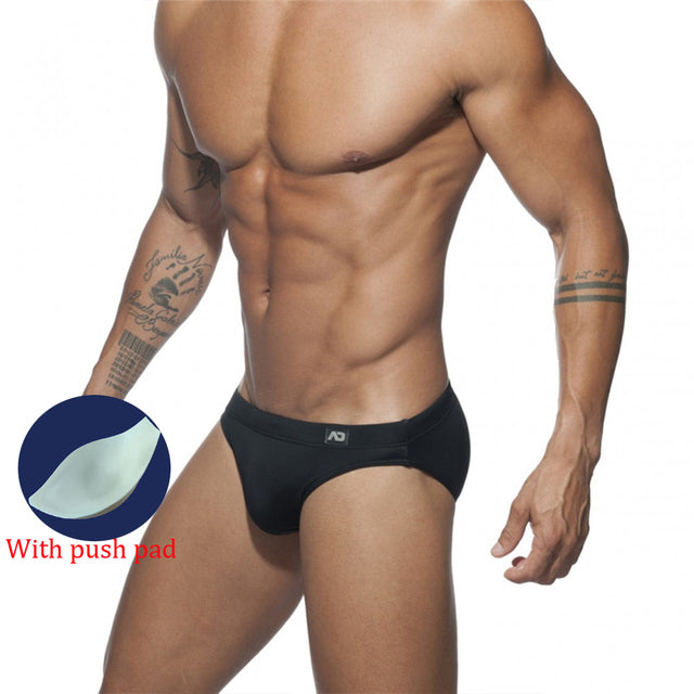 Men's Low-Rise Padded Swim Briefs