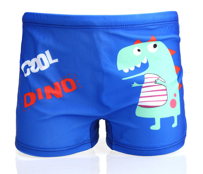 Boys' Cartoon Surfing Starfish Swim Trunks