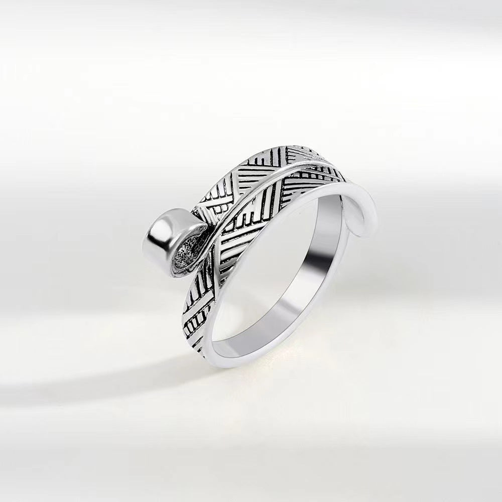 Knit Textured Wrap Ring
