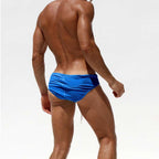 Men's Low-Rise Solid Swim Briefs