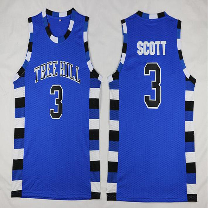 Men's Basketball Jersey, Movie Style Embroidered Tank Top