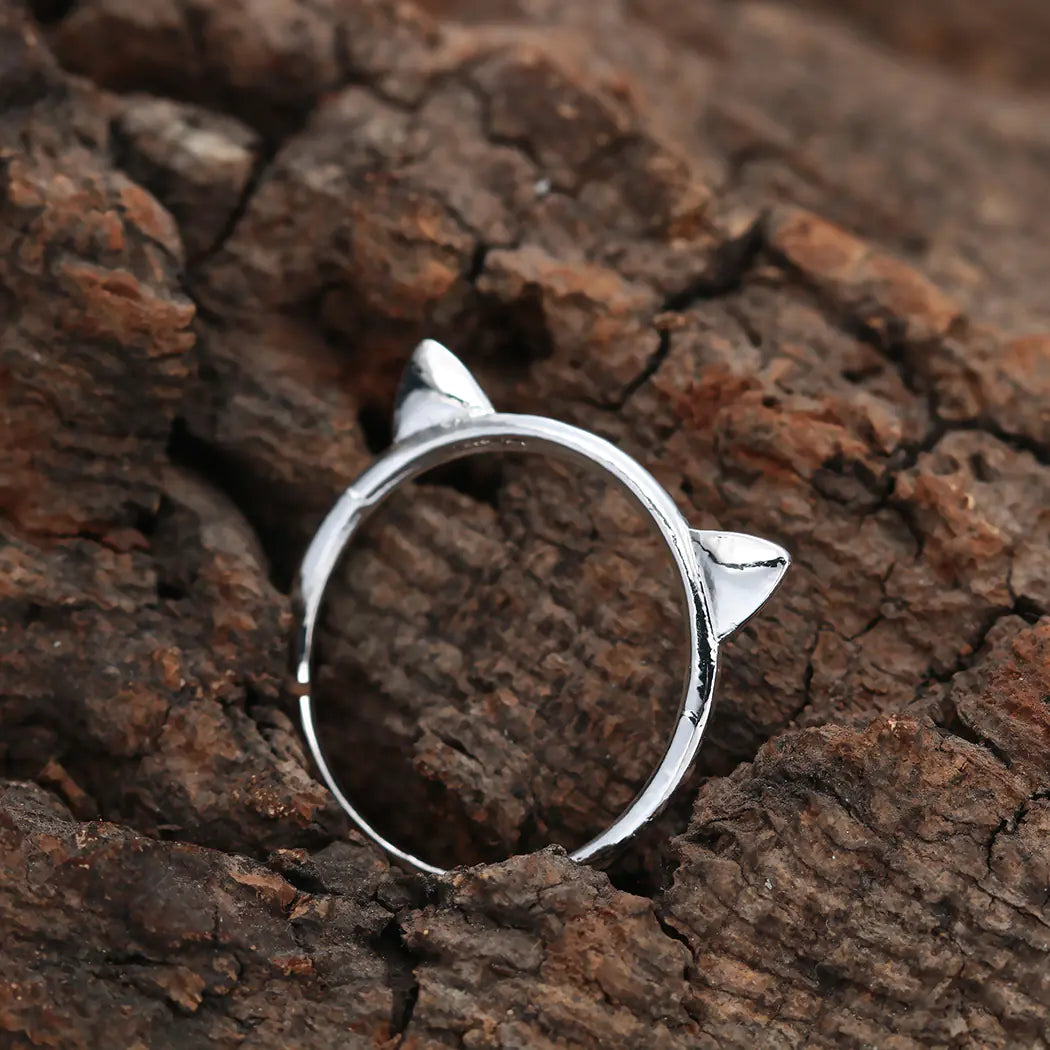 Cute Animal Cat Ear Ring - Sweet Minimalist Design | Jewelry