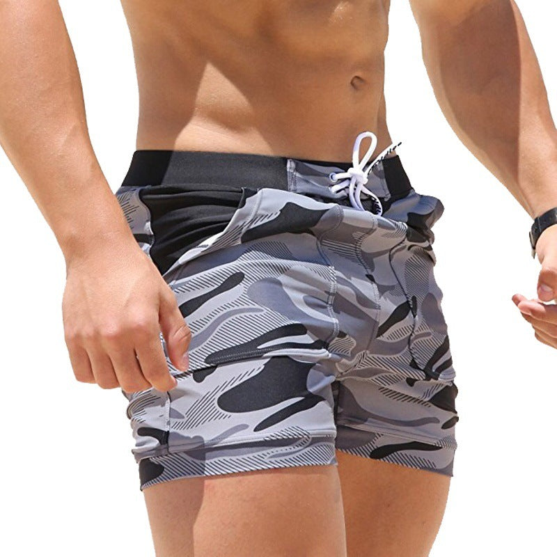Men's Camouflage Quick-Dry Swim Shorts