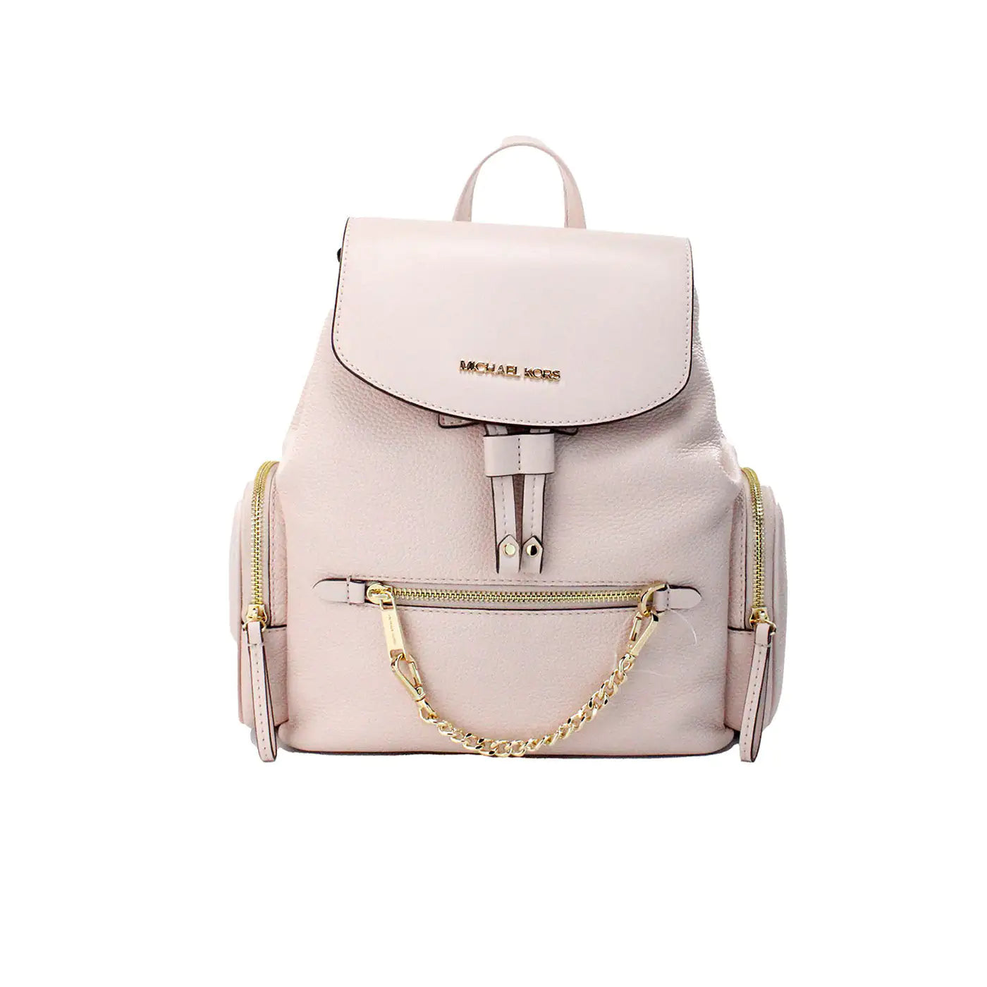 Michael Kors Jet Set Medium Powder Blush Chain Backpack | Streetwear