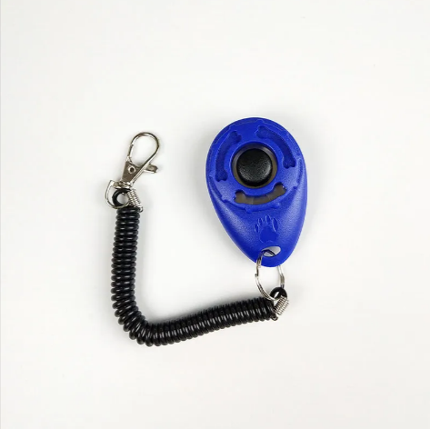 Dog Training Clicker with Wrist Strap, Handheld Button Clicker for Puppy Obedience & Positive Reinforcement Training