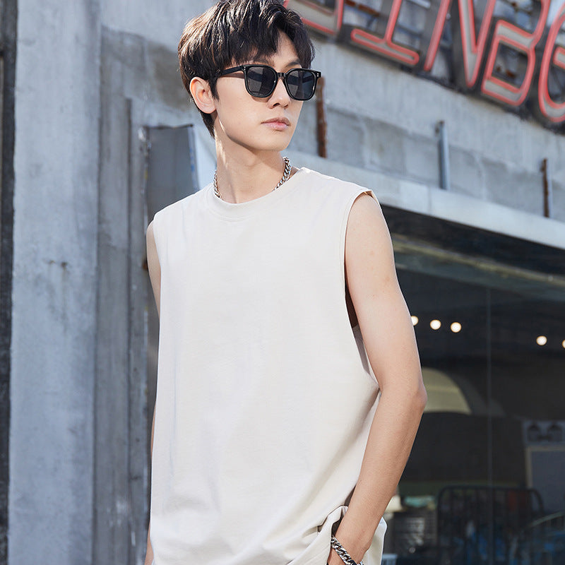 260g Double Yarn Cotton Tank Top for Streetwear