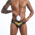 Men's Tribal Print Swim Briefs