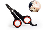 Pet Nail Clipper Scissors for Dogs & Cats, Stainless Steel Curved Blade Claw Trimmer, Ergonomic Non-Slip Grooming Tool
