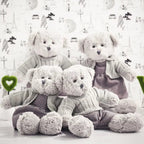 Sweater Couple Teddy Bear Comfort Plush Toy | Home Decor