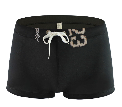 Men's Square-Leg Swim Boxer Trunks