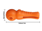 Durable Dog Chew Toy for Teeth Cleaning, Squeaky Rubber Dental Stick for Aggressive Chewers and Teething Puppies, Interactive Molar Toothbrush Toy