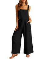 Sleeveless Camisole Wide Leg Pants Set