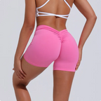 Women's High-Waist V-Back Yoga Shorts