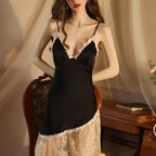 Ladies Satin Lace Nightdress and Camisole Loungewear
