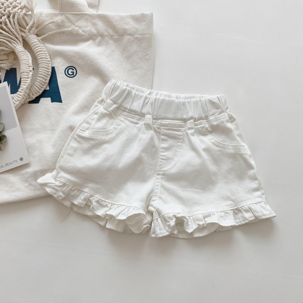 Girls' Denim Shorts with Fashionable Style