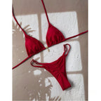 Halter Triangle Thong Bikini
