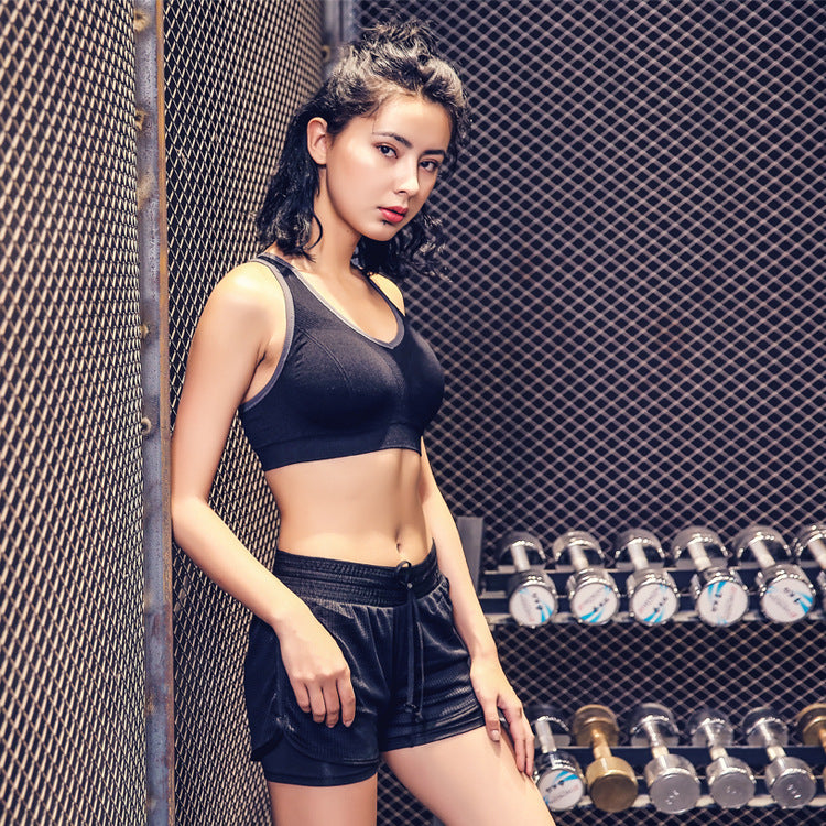 Quick-Dry Women's Workout Shorts with Anti-Exposure Design