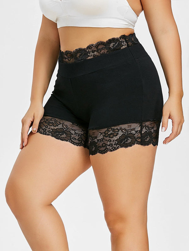 Lace Trimmed Base Shorts for Women