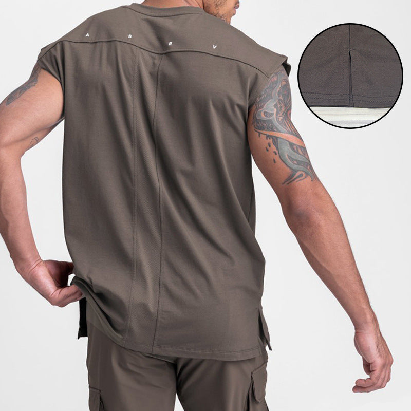 Men's Summer Loose-Fit Sports Tank Top - Breathable Top