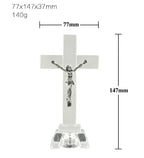 Crystal Crucifix Cross Ornament - Christian Home Decor