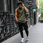 Men's Loose Camouflage Quick-Dry Workout Tank Top