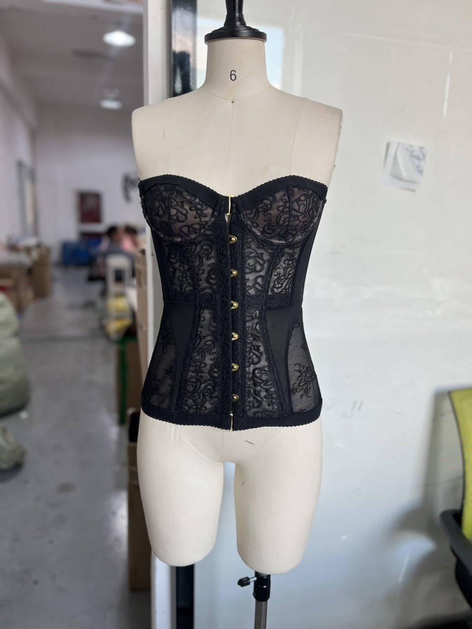 Fishbone Corset Tube Top