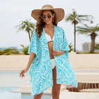 Floral Lightweight Women's Scarf Wrap and Cover-Up