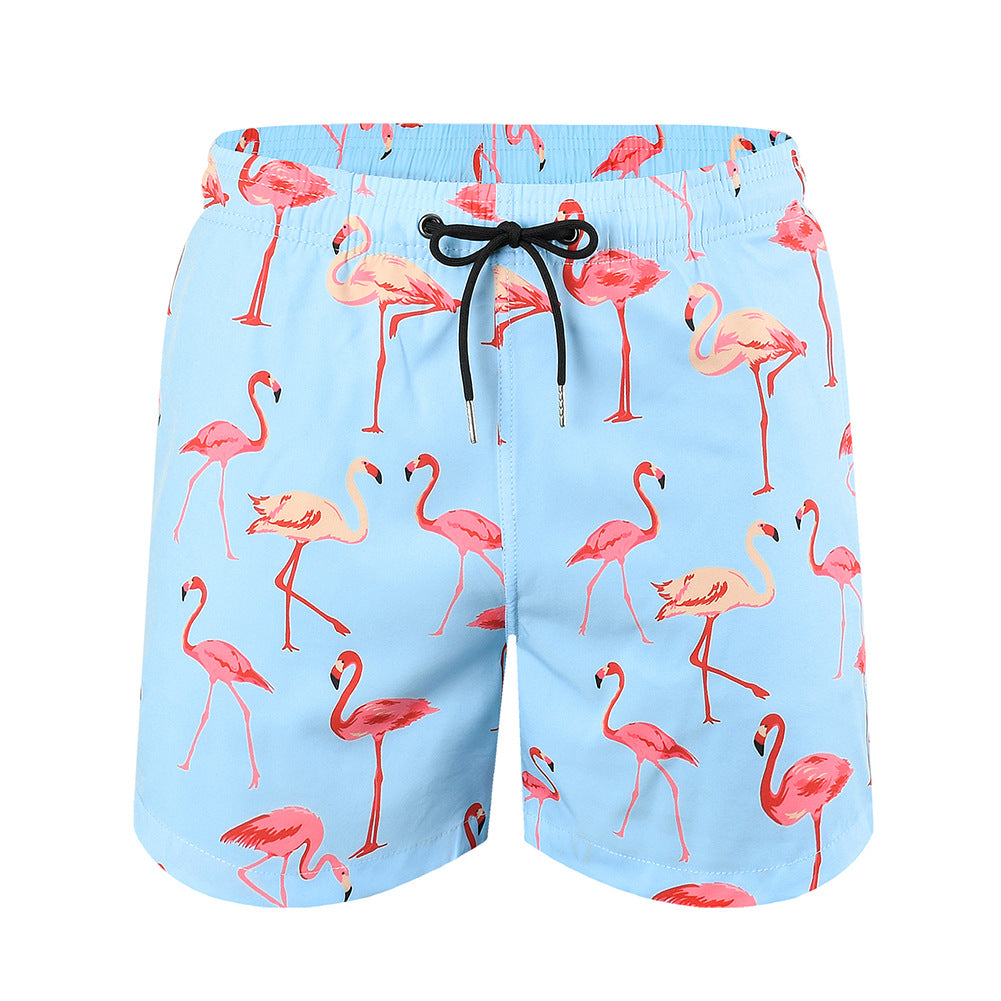 Men's Dual-Layer Quick-Dry Swim Trunks