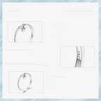 Dog Paw Charm Ring