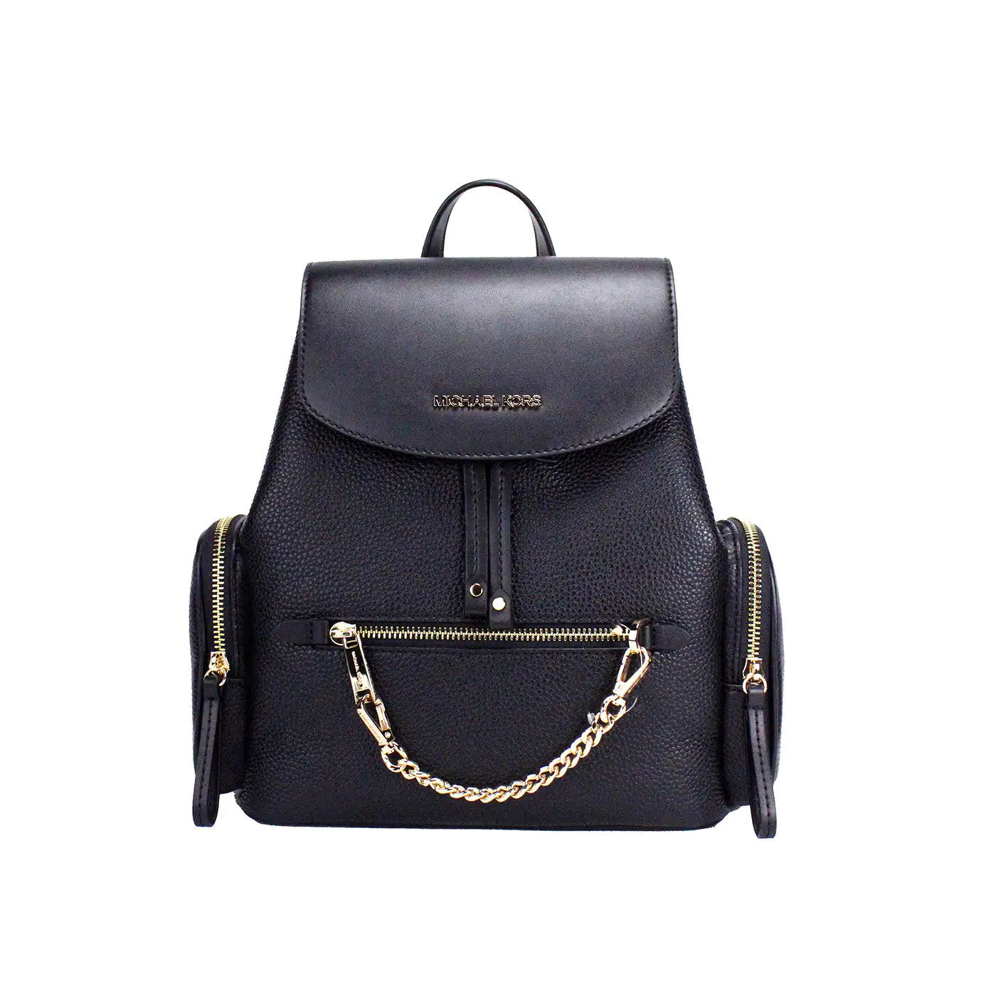 Michael Kors Jet Set Medium Black Chain Backpack | Streetwear