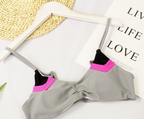 Color Block Bikini Set