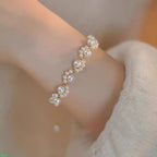 Freshwater Pearl Cluster Bracelet