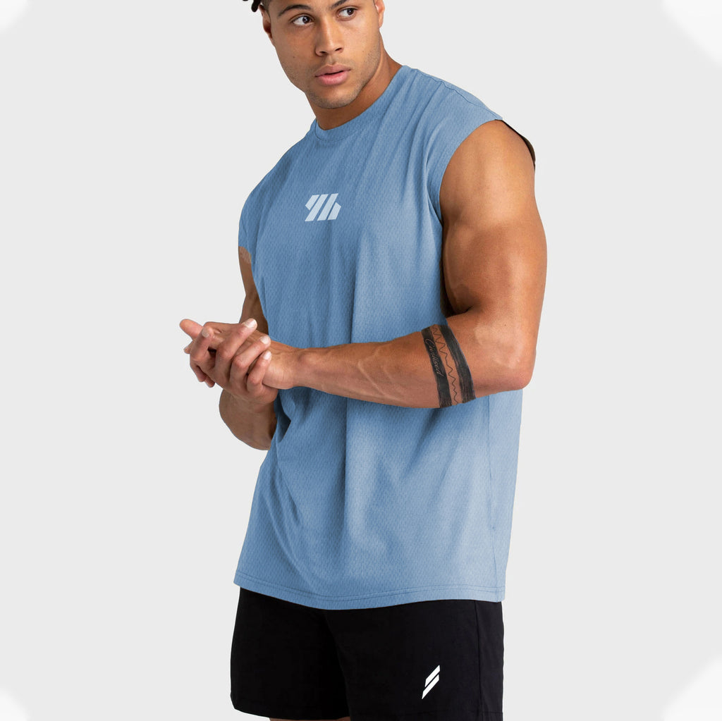 Men's Fitness Tank Top - Loose-Fit Muscle Shirt