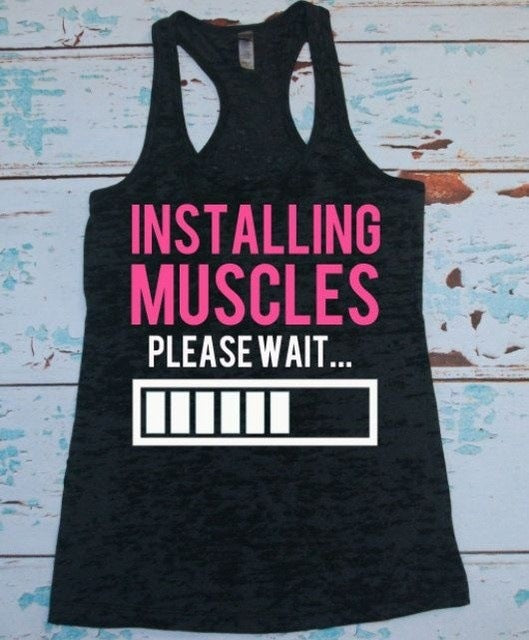 New Women's Battery Print Tank Top