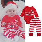 Children's Christmas Reindeer Bodysuit Set