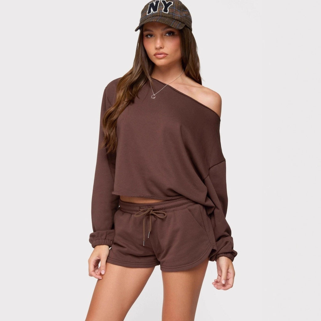 Women's Hoodie and Shorts Set