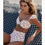 Tropical Floral High-Waist Bikini Set
