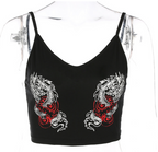 Popular Sexy Dragon Print Women's Camisole Top
