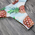 50pcs Women's Bandage Bikinis with Pineapple Print Set