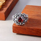 Cross Design Totem Ring