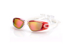 Unisex Anti-Fog Mirrored Swim Goggles with Earplugs