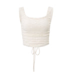 Lace Two-Piece Tube Top & Fishtail Skirt Set