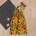 Strapless Bohemian Style Skirt Dress with Straps