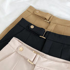High-Waisted A-Line Loose Shorts for Women
