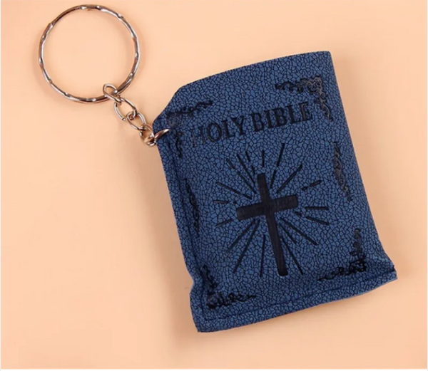 Mini Holy Bible Keychain - Christian Faith Accessory