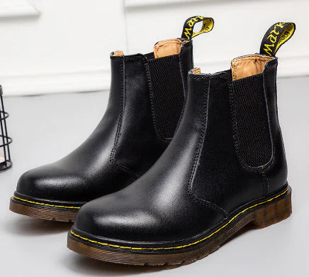 Cowhide Martin Boots detail