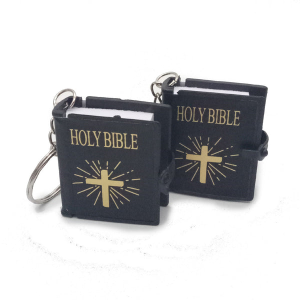 Mini Holy Bible Keychain - Christian Faith Accessory