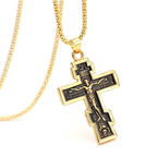 Kreuz-Jesus-Anhänger-Halskette